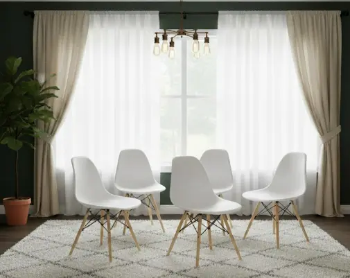 Bundle Offer: 6 Chair Savannah 31720 White