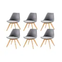 Bundle Offer: 6 Chair Asher 31718 White
