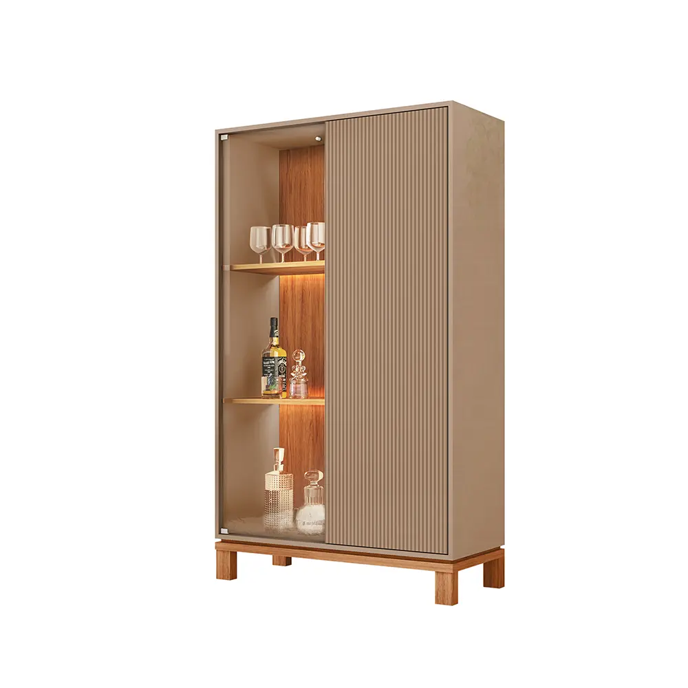 LIVING MONDRIAN GLASS CABINET (2PCS) SUED MR / FREIJO 