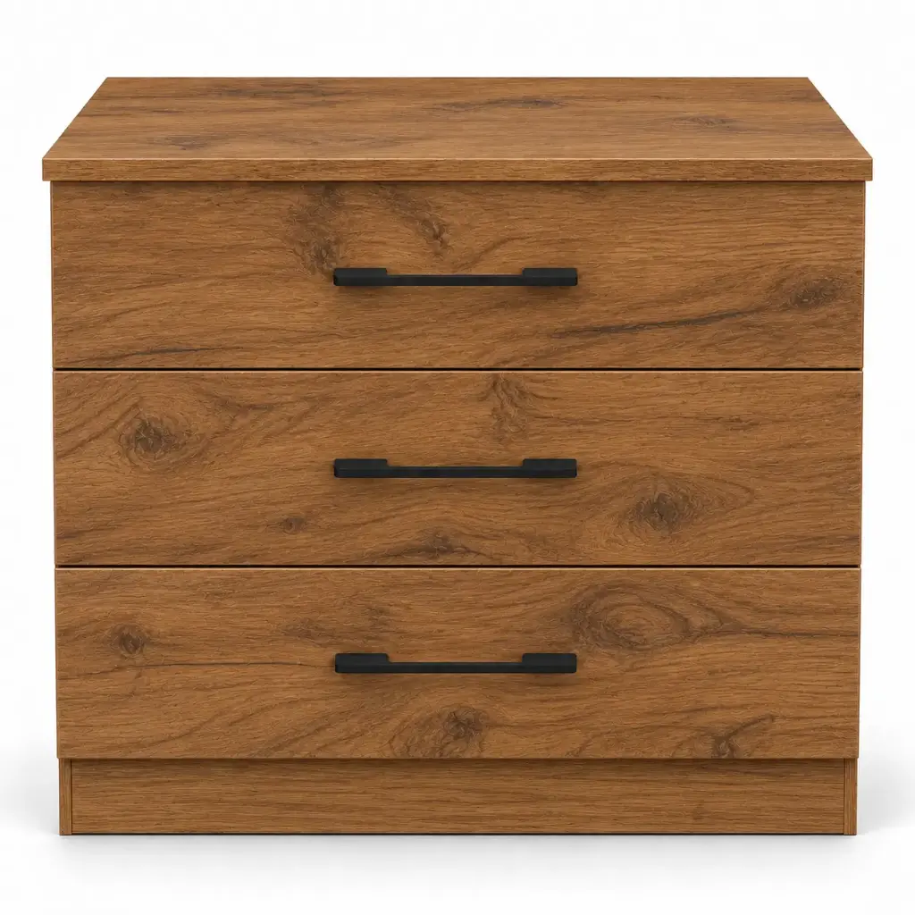 BASE UNIT FANCY 3 DRAWER PLYWOOD  