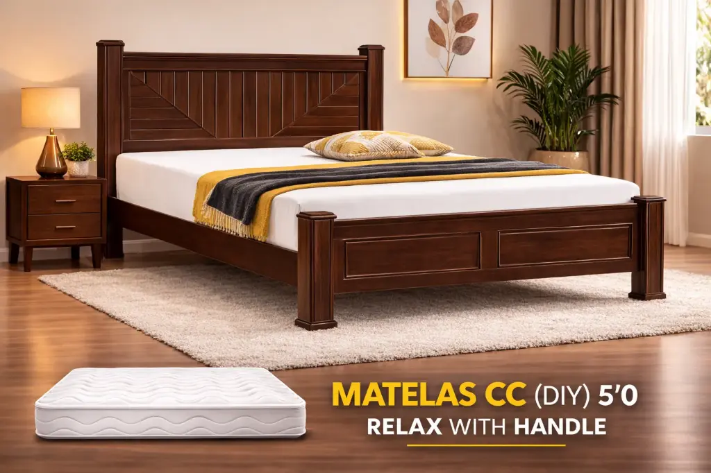 Bundle Offer: Bed Eston 31534+ Matelas CC Relax 15946