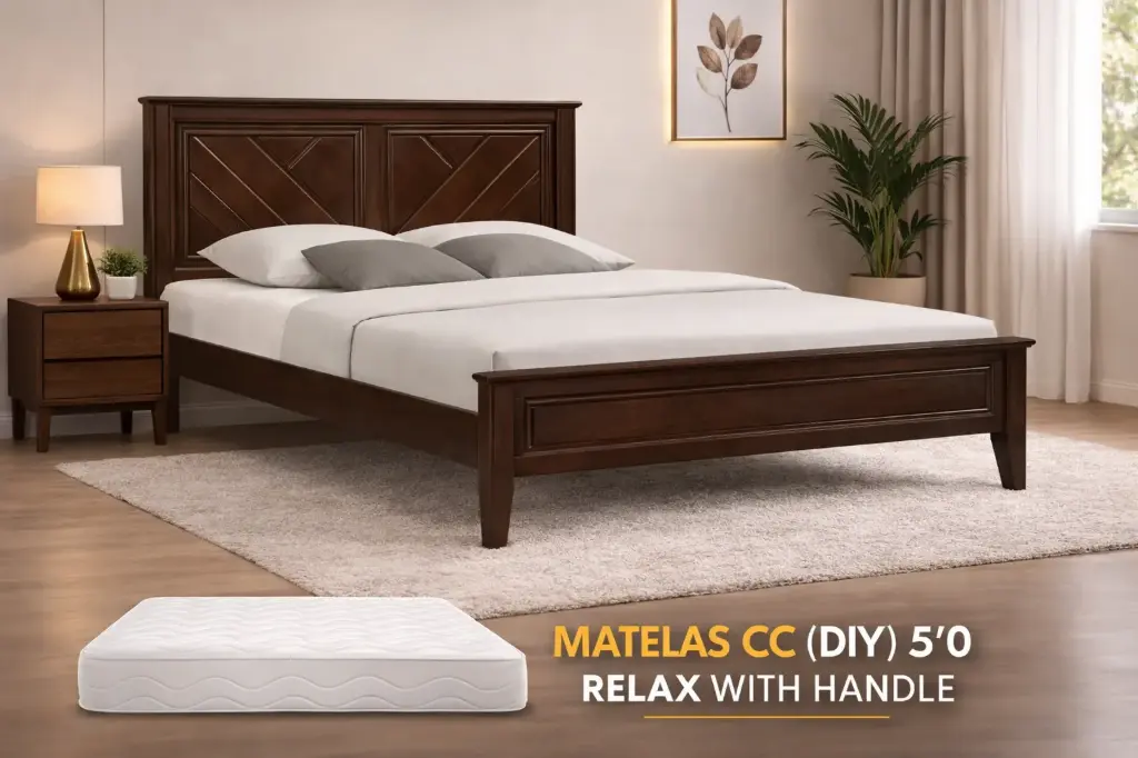 Bundle Offer: Bed Oxbow 31535+ Matelas CC Relax 15946