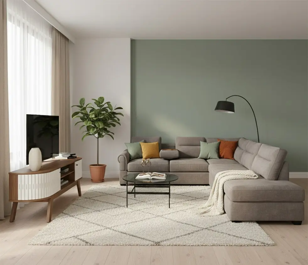 Bundle Offer: Sofa Kaifa 31791+ Meuble TV Valencia 30567