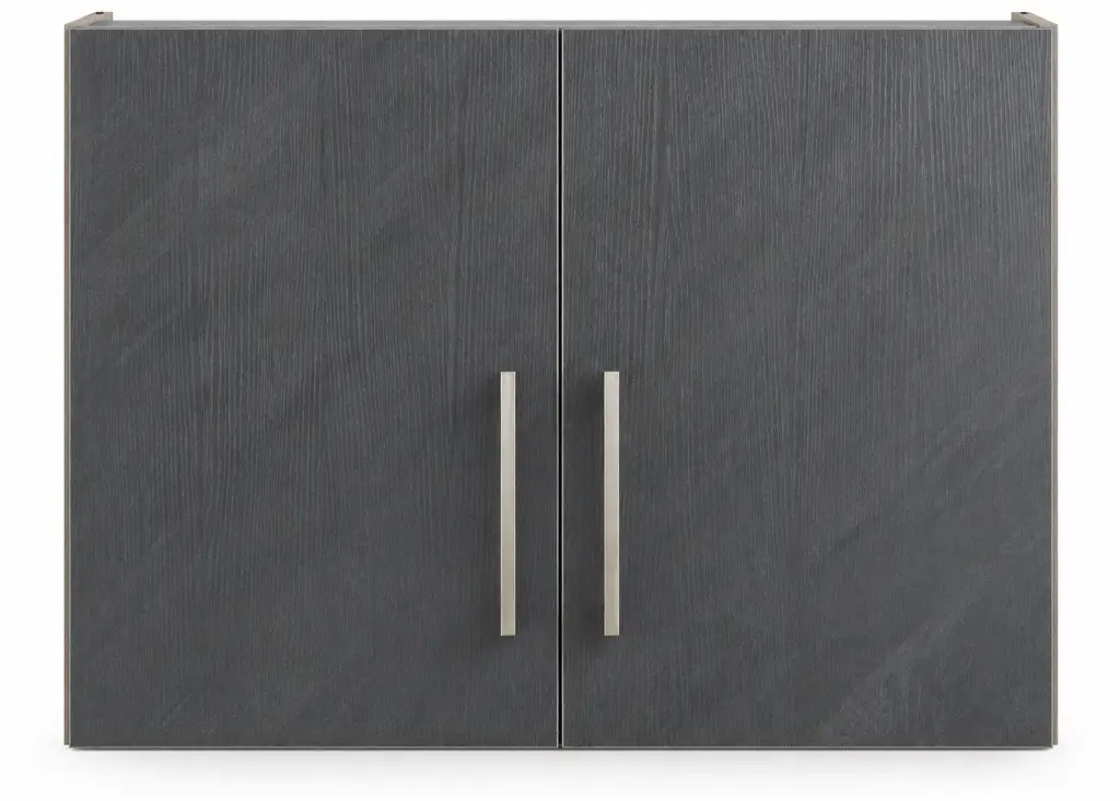 KITCHEN WALL UNIT 2PTS CAMEROON BROWN & GREY