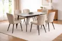 Dining Set 6 seater: Valency 31785 + 6 Chair Vichy 31789