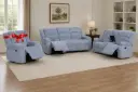 Recliner Sofa 321 Manual - Dawson - Color Grey