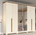 ARMOIRE NAPOLI REF D308-129 6PTS (6 PCS) OFF WHITE / NATURE