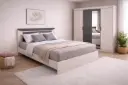 Bedroom Set Manhattan: Bed 5'0 32059+ Wardrobe 32058