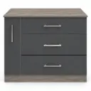  KITCHEN BASE UNIT 3TIRS+ SPICE RACK CAMEROON BROWN & GREY