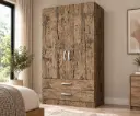 ARMOIRE ICC-RUSSIA 2 PTS PENDERIE + TIRS  Antiklight