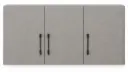 KITCHEN FANCY WALL UNIT 3DOORS  PLYWOOD GREY