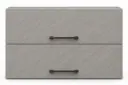 KITCHEN FANCY WALL UNIT 2DOORS FLAP PLYWOOD GREY