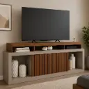 MEUBLE TV AEGON 2PTS HAVANA/FENDI 