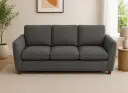 SOFA MEXIA REF MLM-110251 3 SEATER DARK GREY RDG4507-21