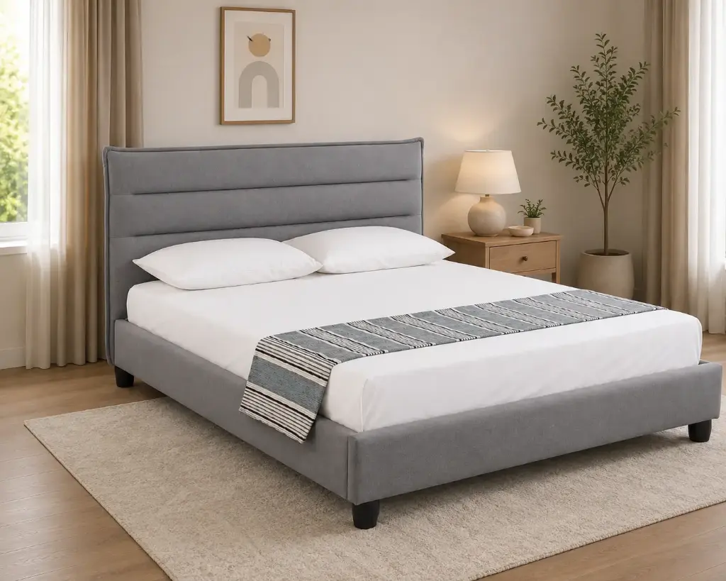 BED OBERLIN REF XS-9080 4'6 BARREL-97 GREY