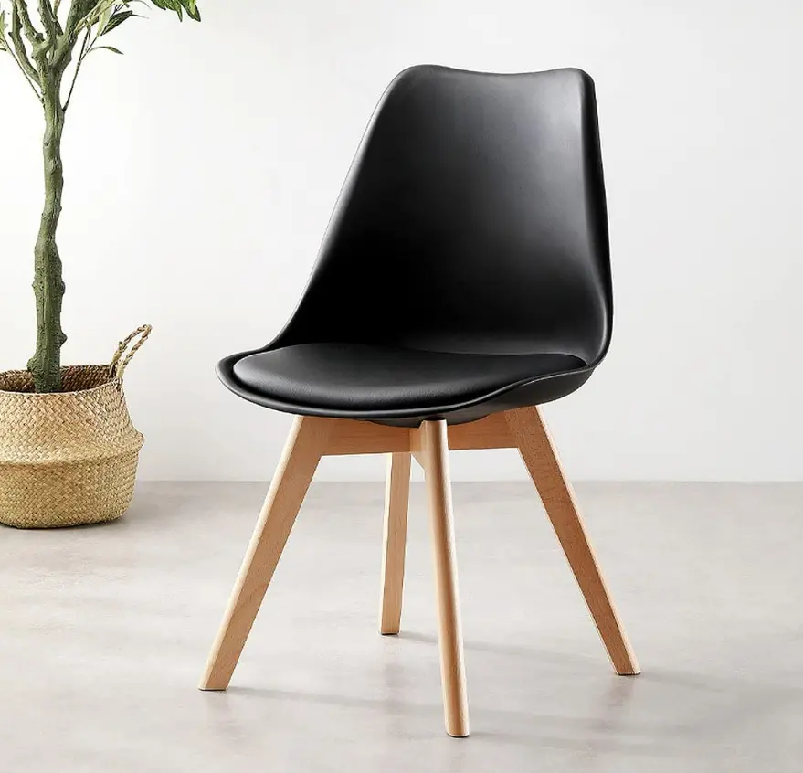 CHAISE DINING ASHER REF YWJ-6601 PP BLACK