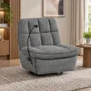 CHAISE ROCKING LEONIA REF 6095# SWIVEL DARK GREY ARAGON-97