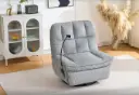 CHAISE ROCKING LEONIA REF 6095# SWIVEL GREY ARAGON-93