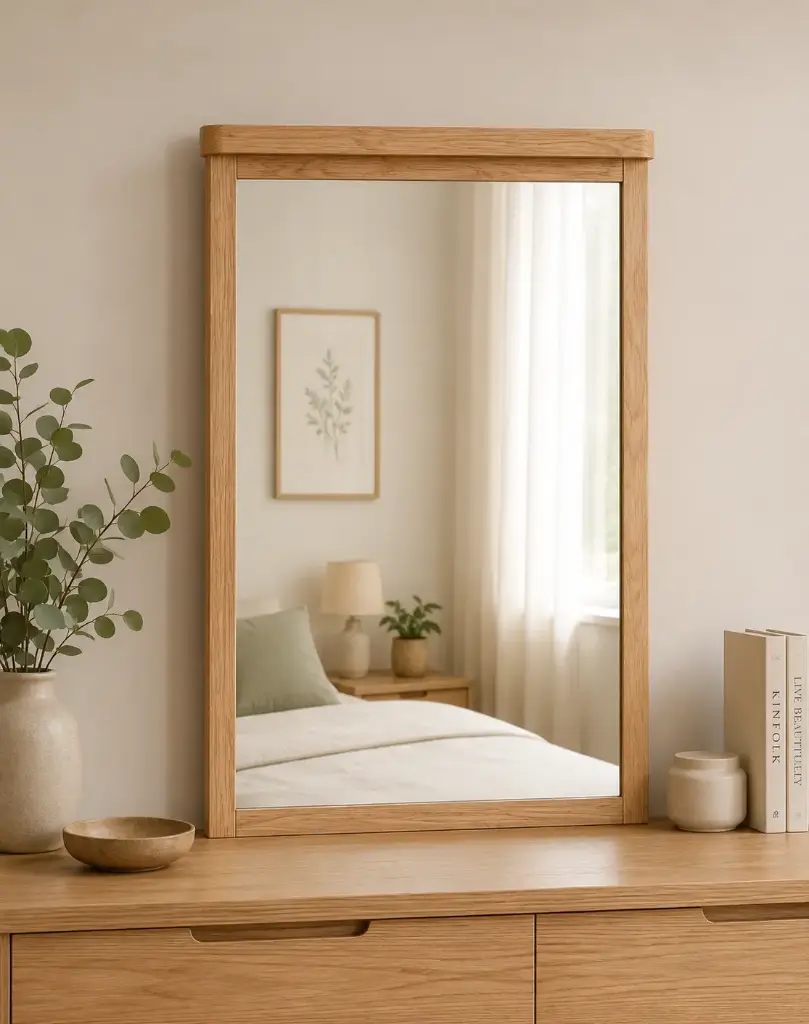 MIRROR OLIVE OAK
