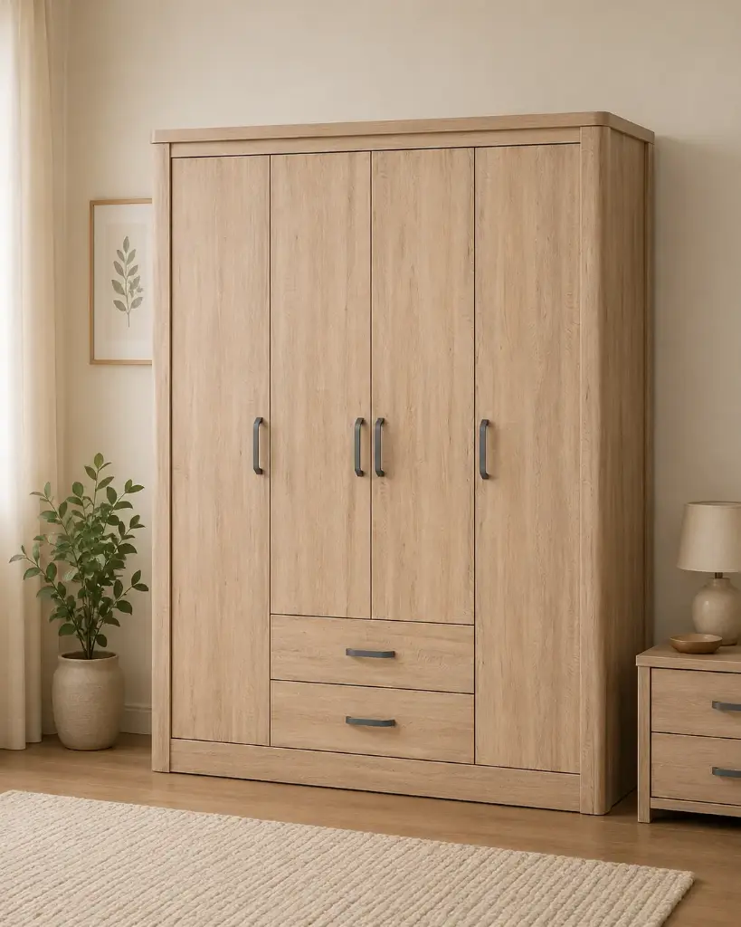 ARMOIRE OLIVE 4PTS (3PCS) OAK