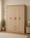 ARMOIRE OLIVE 4PTS (3PCS) OAK