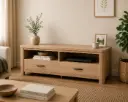 MEUBLE TV OLIVE RACK OAK