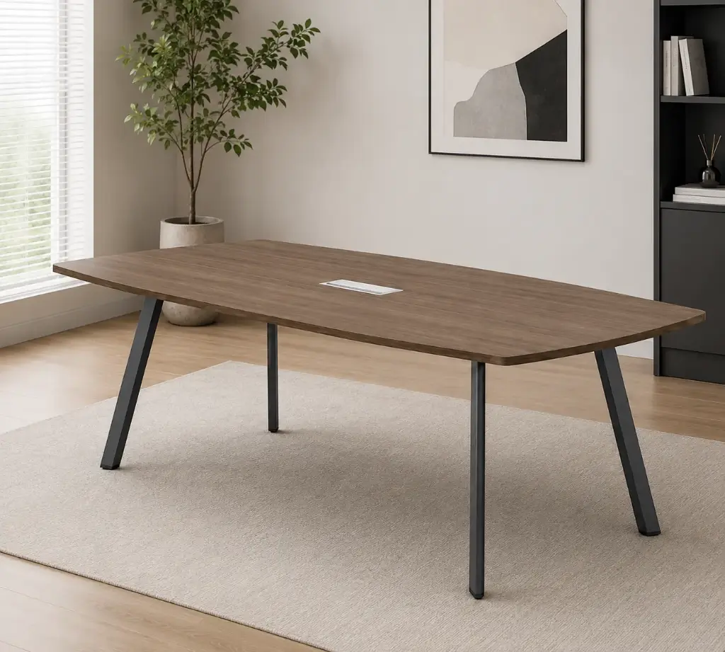 MEETING TABLE BELINGTON REF F20D-22D TORREYA & DARK GREY