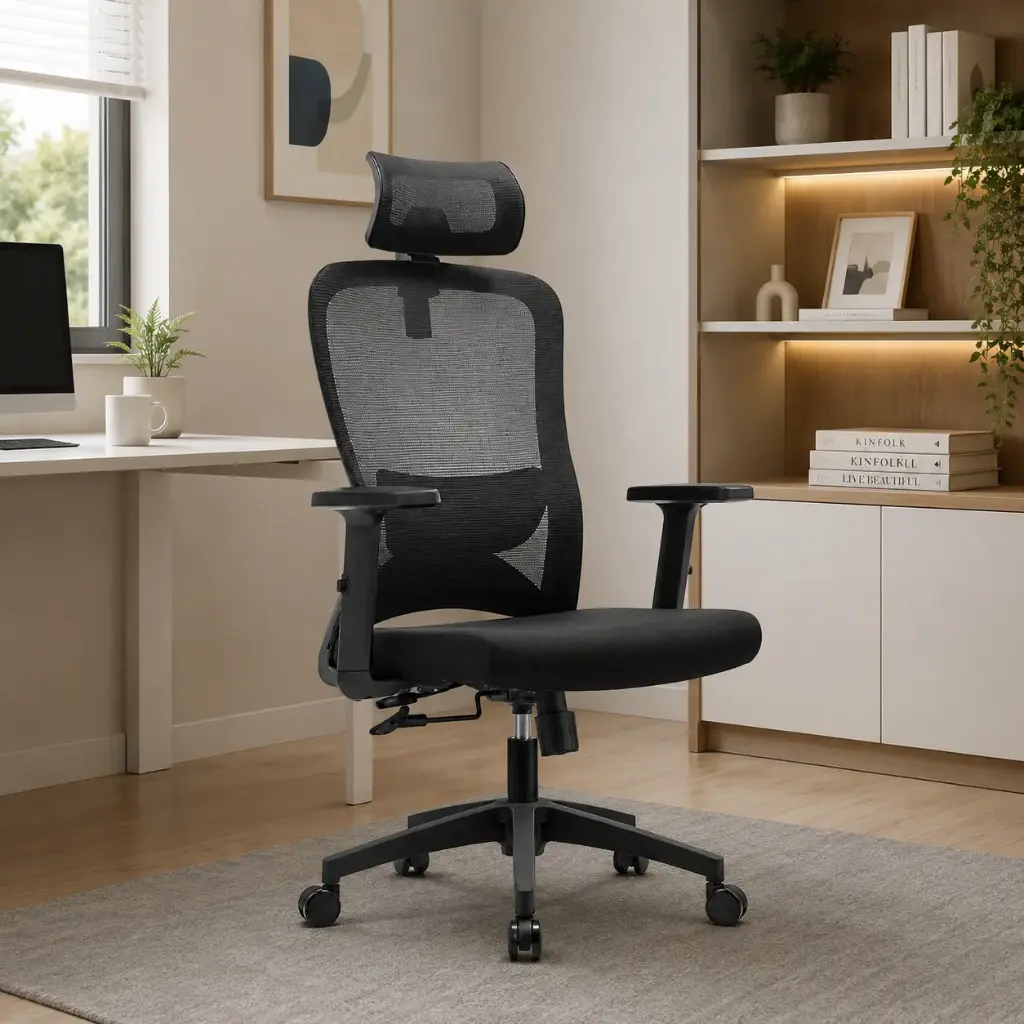 OFFICE CHAIR SYNO HIGH BACK ERGONOMIC MESH GREY