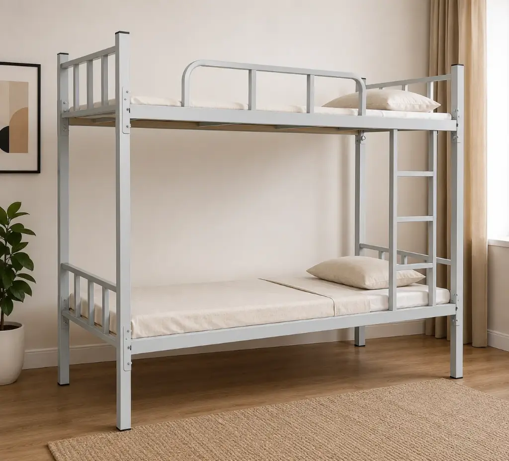 BED FUTTON 3'0 ETAGE METAL LIGHT GREY
