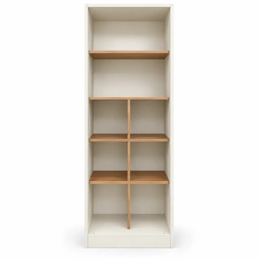 CLOSET ELEGENCIA 4 SHELVES +SEPARATOR WITH 2 DOOR