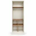 CLOSET ELEGENCIA 3 SHELVES +SEPARATOR+ 1HANGER WITH 2 DOOR
