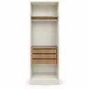 CLOSET ELEGENCIA 1 SHELVES+ 1 HANGER+3 DRAWER+ WITH 2 DOOR