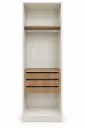 CLOSET ELEGENCIA 1 SHELVES+ 1 HANGER+3 DRAWER+ WITH 2 DOOR