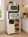 KITCHEN MICROWAVE ARRONE REF BF3204 1PT / 3 SHELVES METAL WHITE