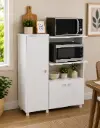 KITCHEN MICROWAVE CANTALICE REF BL3310 3 PTS / 2 SHELVES WHITE 