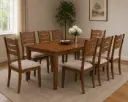 DINING SET : BELGIUM 8 SEATER DINING SET (8 CHAIRS + 1 TABLE)