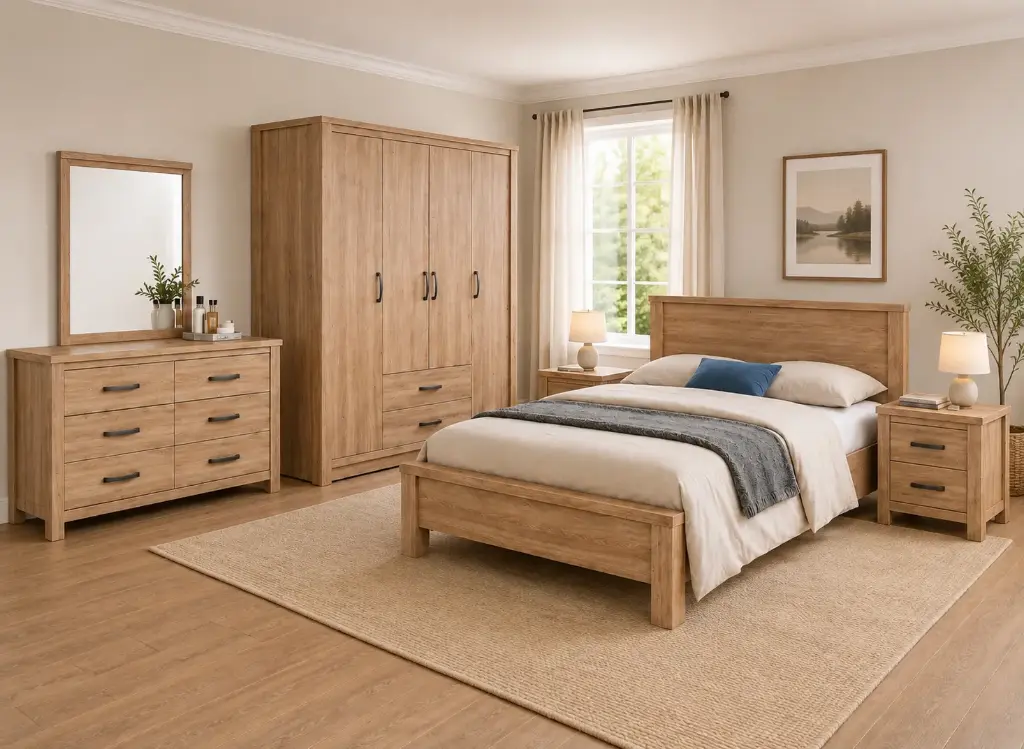 BEDROOM SET QUEEN SIZE OLIVE