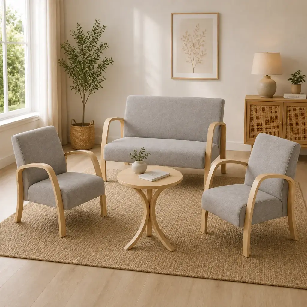 SOFA KEMPTON SET 3+1+1 & TABLE