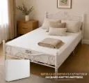BUNDLE BED CODESA WHITE + MATELAS LEI ORTHOPEDIC