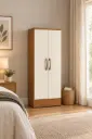 ARMOIRE ROMENAY REF B14-221 2PTS CINNAMON / OFF WHITE