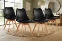 Bundle Offer: 4 Chair Asher 32199 Black