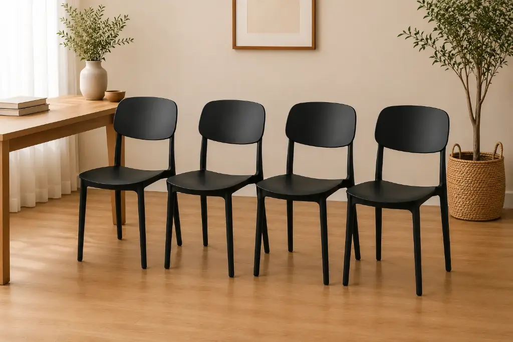 Bundle Offer: 4 CHAISE BRANT 32203 BLACK