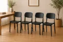 Bundle Offer: 4 CHAISE BRANT 32203 BLACK