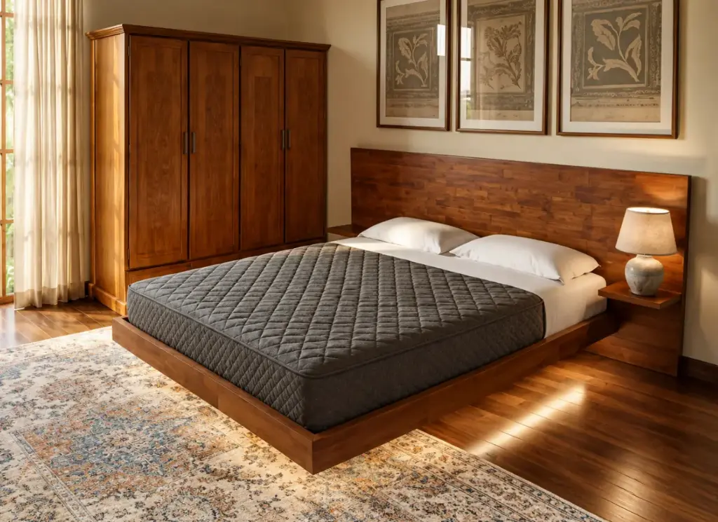 BEDROOM SET : BED AURA + WARDROBE MYSTIC