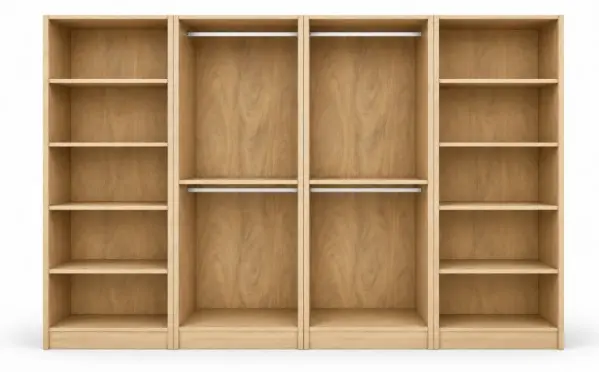 CLOSET LUCY BUNDLE HANGER + SHELVES
