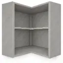 WALL CORNER FANCY PLYWOOD GREY