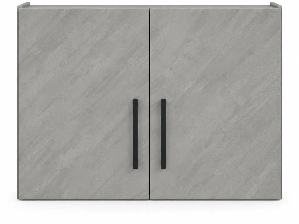 WALL UNIT FANCY 2 DOOR PLYWOOD GREY