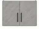 WALL UNIT FANCY 2 DOOR PLYWOOD GREY