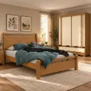 BED REALI 4’6 + ARMOIRE SERRA 2 PTS SLIDING + MATELAS FIRM POCKET SPRING 4’6 ORTHOPEDIC (28878/32008/32337)