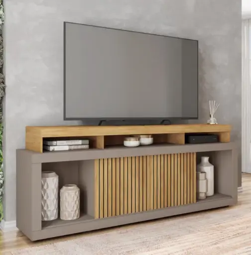[29121] MEUBLE TV AEGON 2 PTS BURITI / FENDI